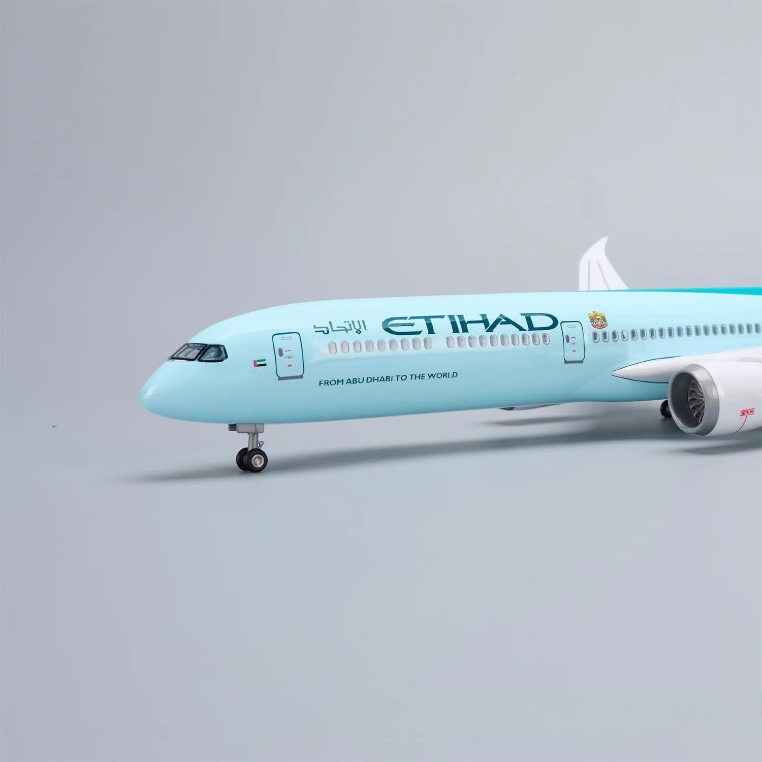  Mô hình máy bay Etihad Airways Boeing 787-10 Dreamliner kích thước 47cm No LED MB47090 