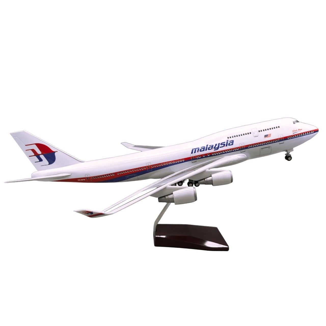  Mô hình máy bay Qatar FiFa World cup 2022 Boeing B777 có bánh xe kích thước 47cm no led MB47108 
