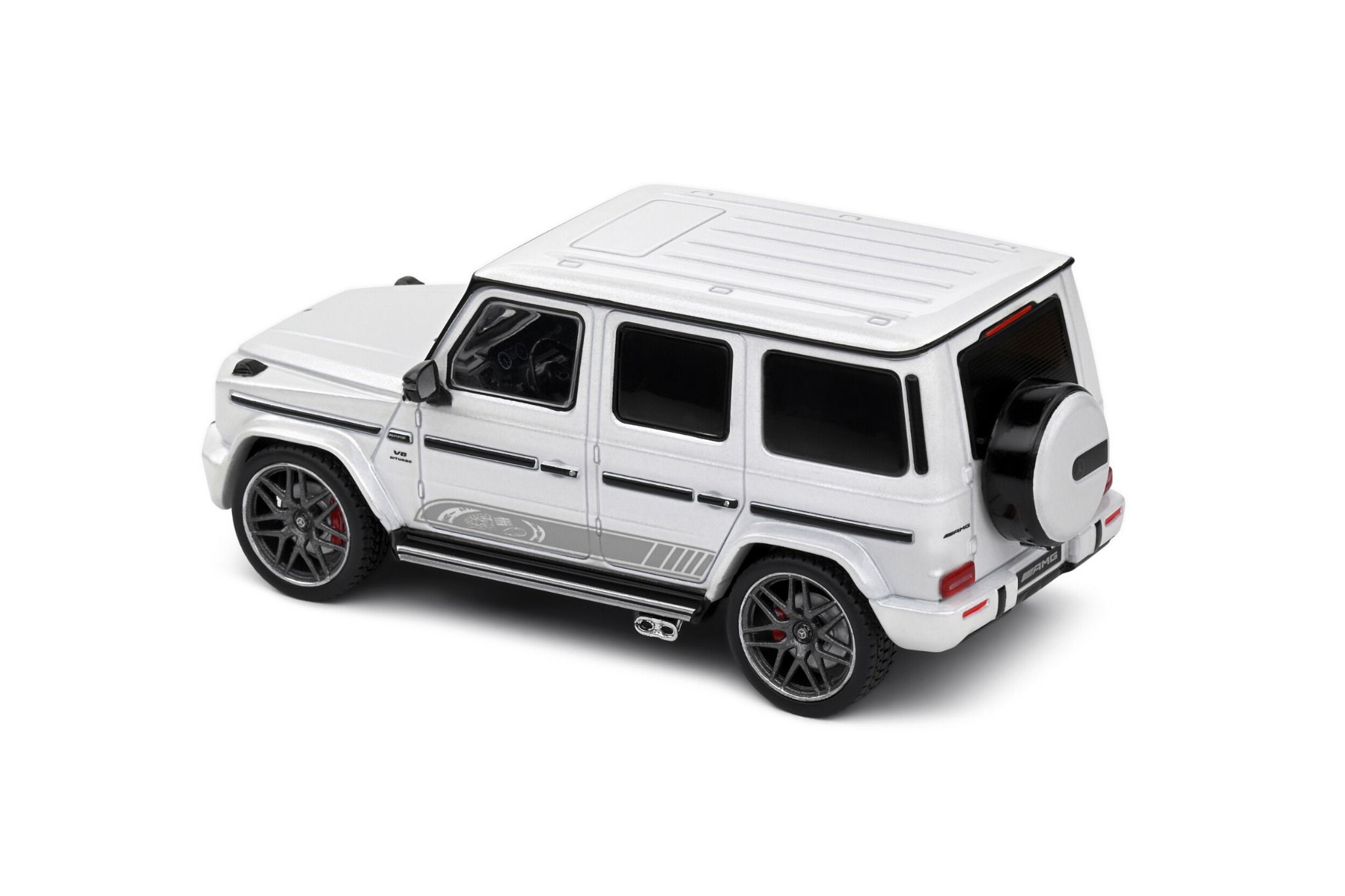  Mô hình xe ô tô Mercedes Benz G63 AMG Diamand White 2022 tỉ lệ 1:43 Solido model S4316701 