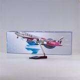  Mô hình máy bay Qatar FiFa World cup 2022 Boeing B777 có bánh xe kích thước 47cm no led MB47109 