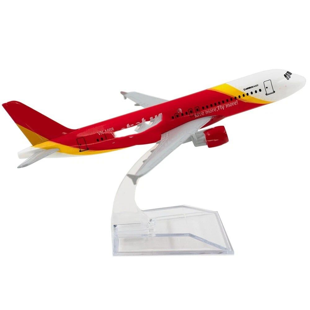  Mô hình máy bay VJ VN-A668 dòng A A320 16cm MB16139 