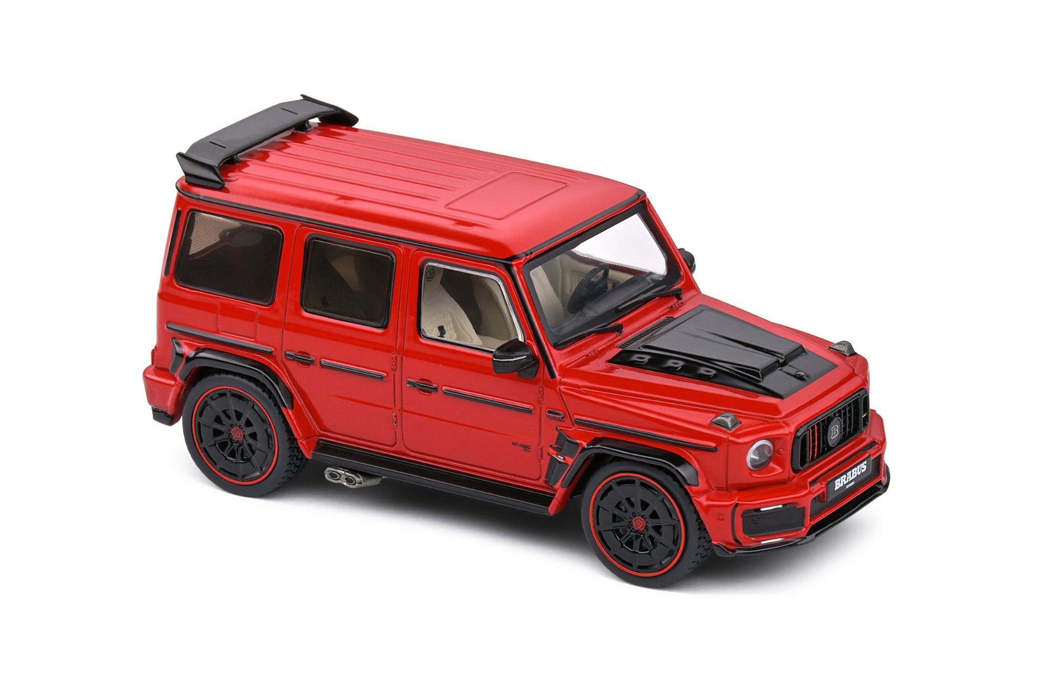  Mô hình xe ô tô Mercedes Benz G63 Brabus Widestar Red Pearl 2022 tỉ lệ 1:43 Solido model S4312407 