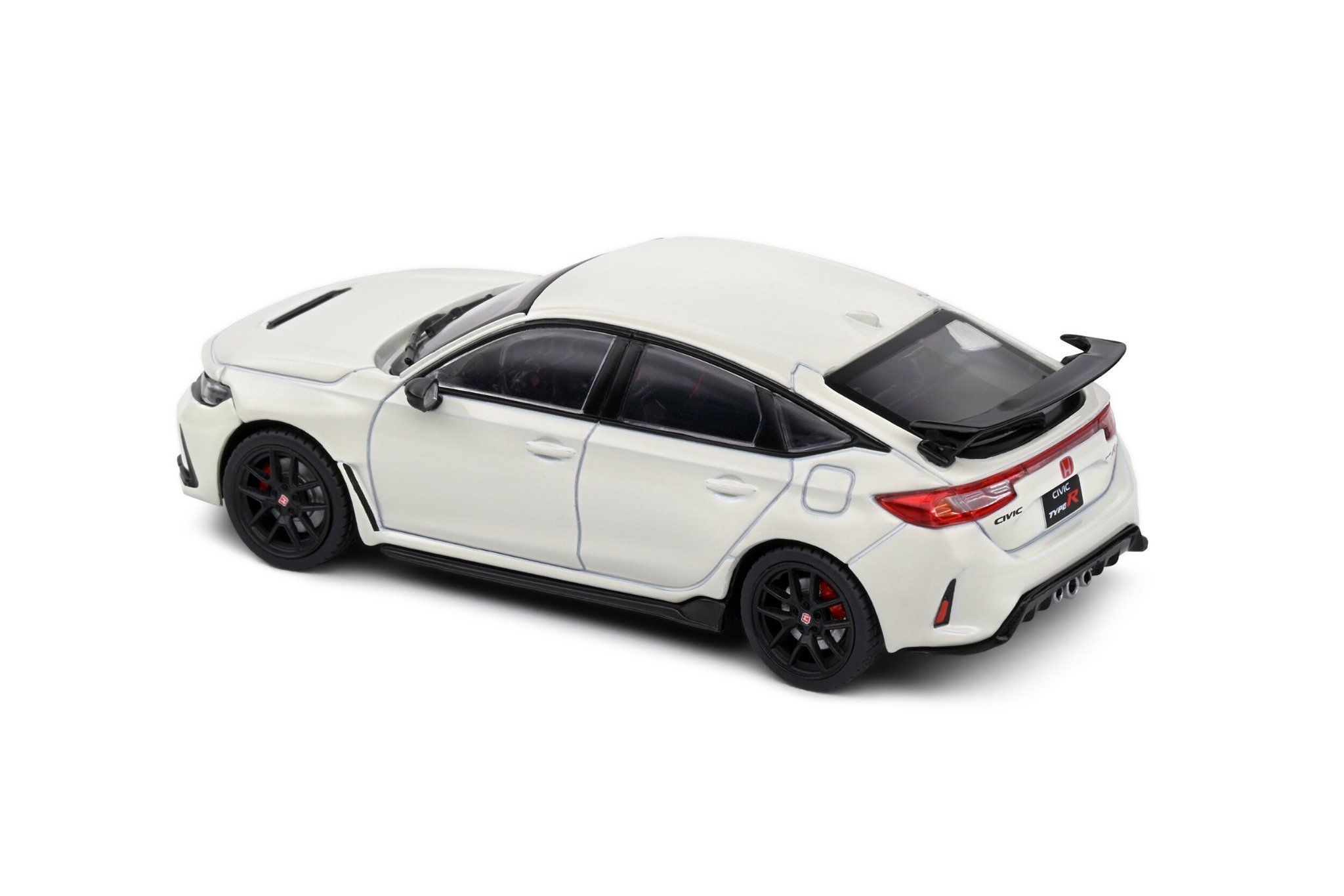  Mô hình xe ô tô Honda civic Type R Championship White 2022 tỉ lệ 1:43 Solido model S4314302 