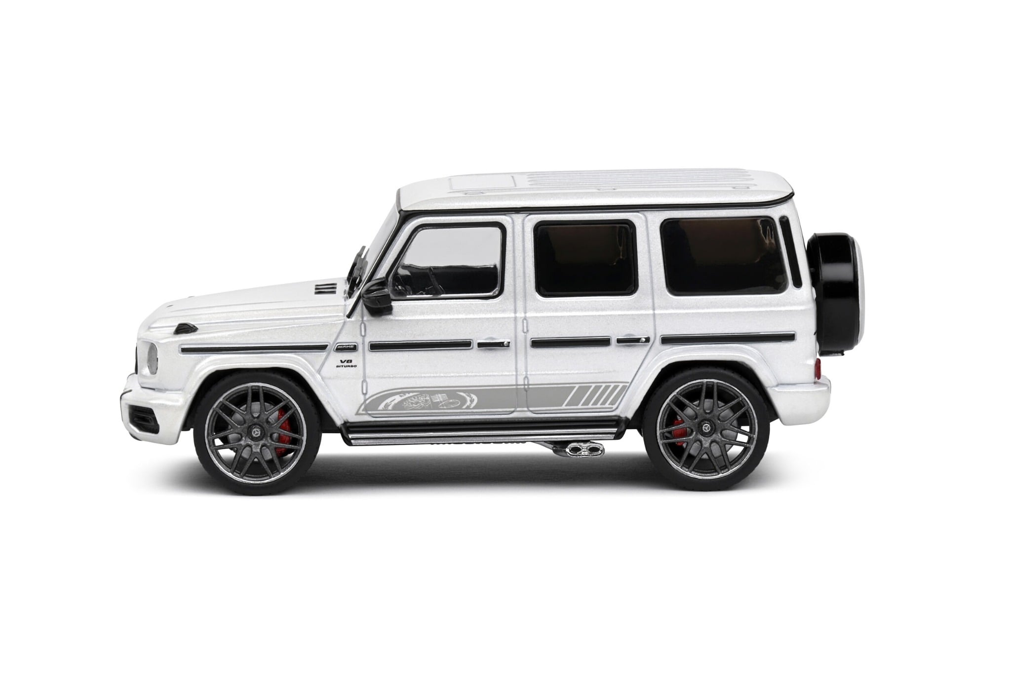  Mô hình xe ô tô Mercedes Benz G63 AMG Diamand White 2022 tỉ lệ 1:43 Solido model S4316701 