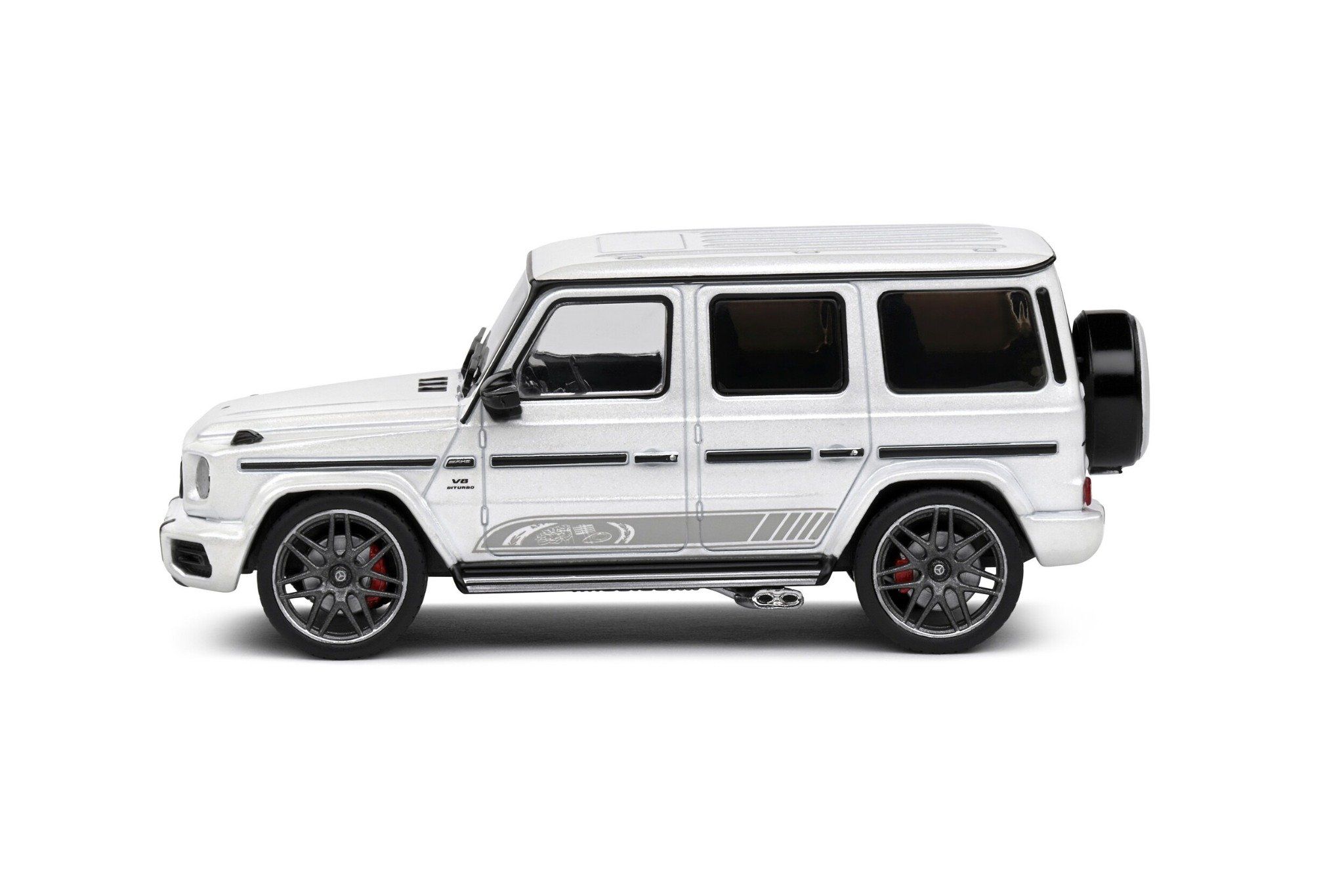  Mô hình xe ô tô Mercedes Benz G63 AMG Diamand White 2022 tỉ lệ 1:43 Solido model S4316701 