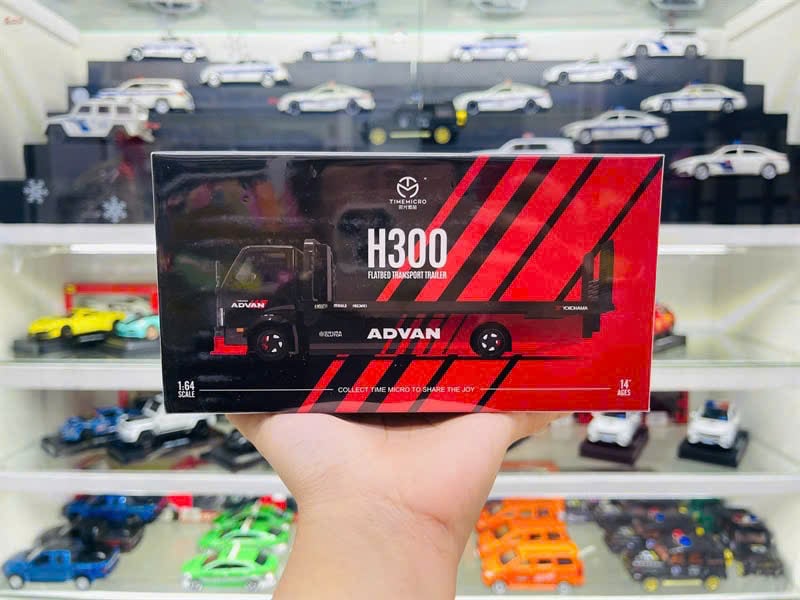  Mô hình xe tải cứu hộ H300 ADVAN có bàn trượt tỉ lệ 1:64 Time micro TM647202 