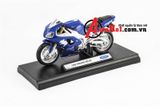  Mô hình xe mô tô Yamaha YZF R1 1999 blue tỉ lệ 1:18 Welly MT18048 