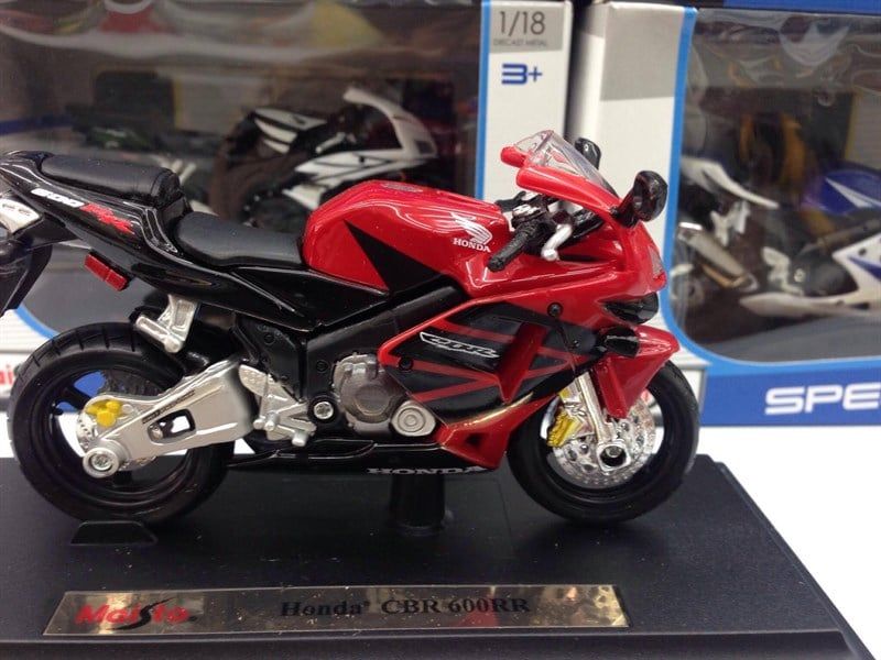  Mô hình xe mô tô Honda CBR 600RR red tỉ lệ 1:18 Maisto MT18042 