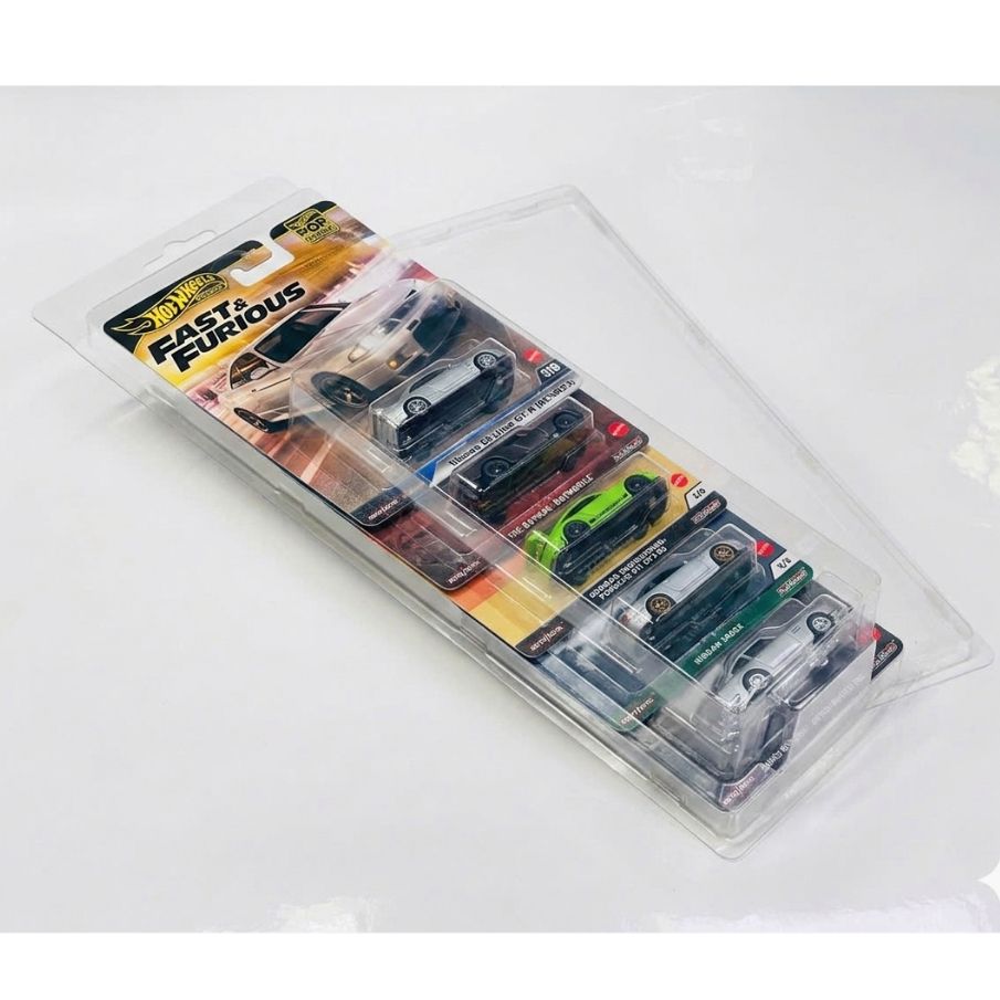  Bộ 5 PVC đựng card dọc Hot wheels Premium (Horizion Culture) tỉ lệ 1:64 PVC_HW_PRE_V4 