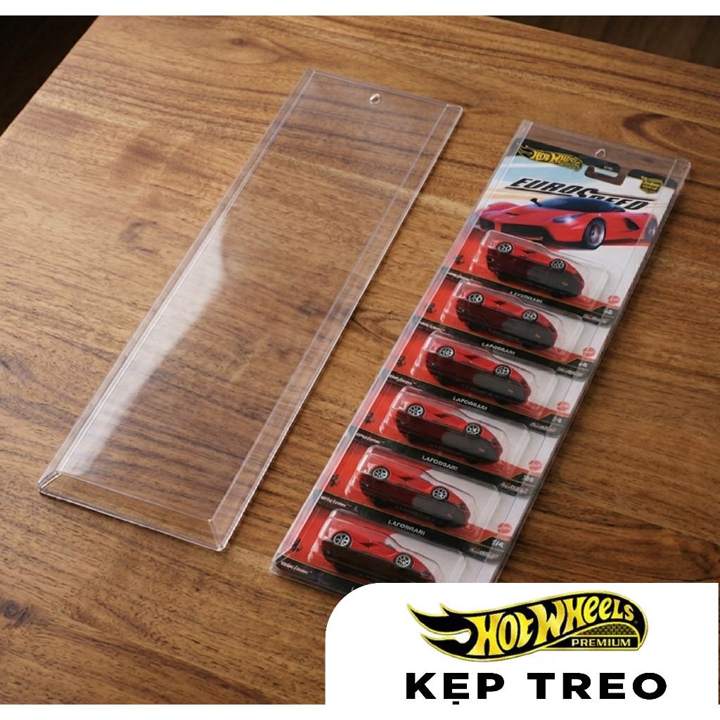  Hộp gấp 7 card PVC đựng card dọc Hot wheels Premium (Horizion Culture) tỉ lệ 1:64 PVC_HW_PRE_V6 