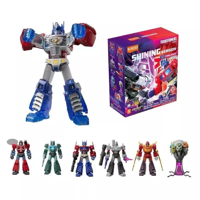  Blindbox Set 6 mô hình Blokees Transformers SV05 Fatal Confrontation (Luminous Eyes & Chest) ET67 71125-set 
