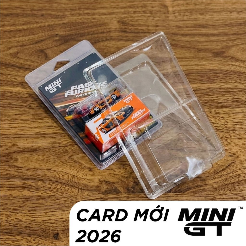  Hộp bảo vệ nhựa Pvc đựng MiniGT loại card mới tỉ lệ 1:64 PVC_MINIGT_CARD_V2 