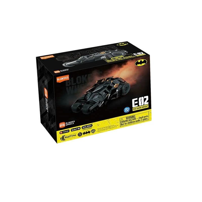  Mô hình Blokees Wheels BATMAN E02 The Dark Knight EC09 Blindbox 71411 
