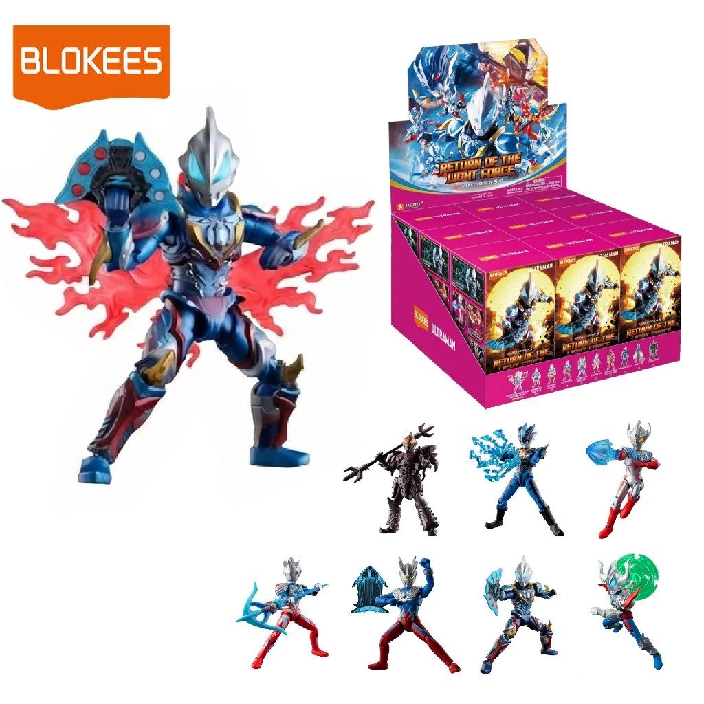  Mô hình Blokees Ultraman Galaxy Version S01 Blindbox Return of the Light Force EU18 