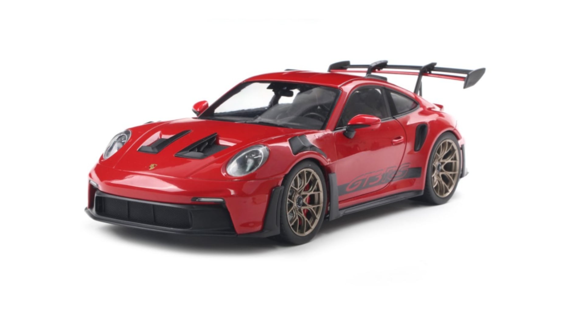  Mô hình xe ô tô Porsche 911 GT3 RS Guards red 2024 tỉ lệ 1:18 Solido Model S1812101 