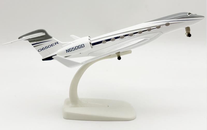  Mô hình máy bay trưng bày kích thước 20cm dòng Gulfstream G650 Original MB20168 
