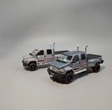  Mô hình xe bán tải GMC topkick C45000 the grey shark limited 500pcs tỉ lệ 1:64 GOC model OT64469 