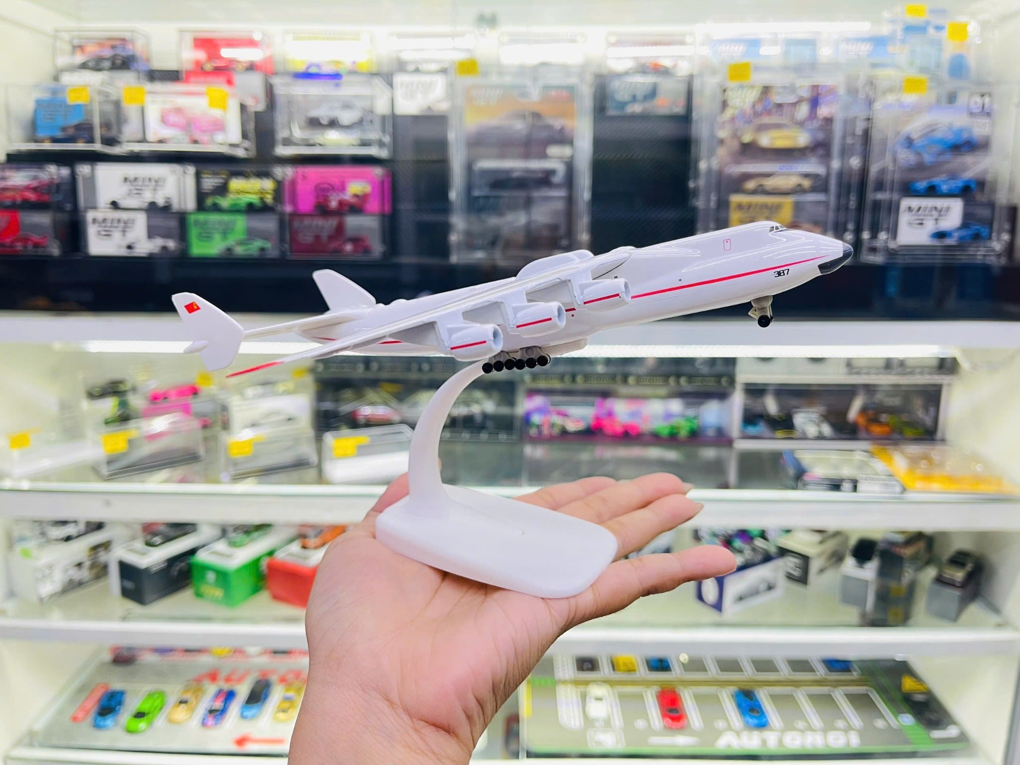  Mô hình máy bay vận chuyển 20cm Antonov An-225 Mriya Soviet Union 20cm MB20149 