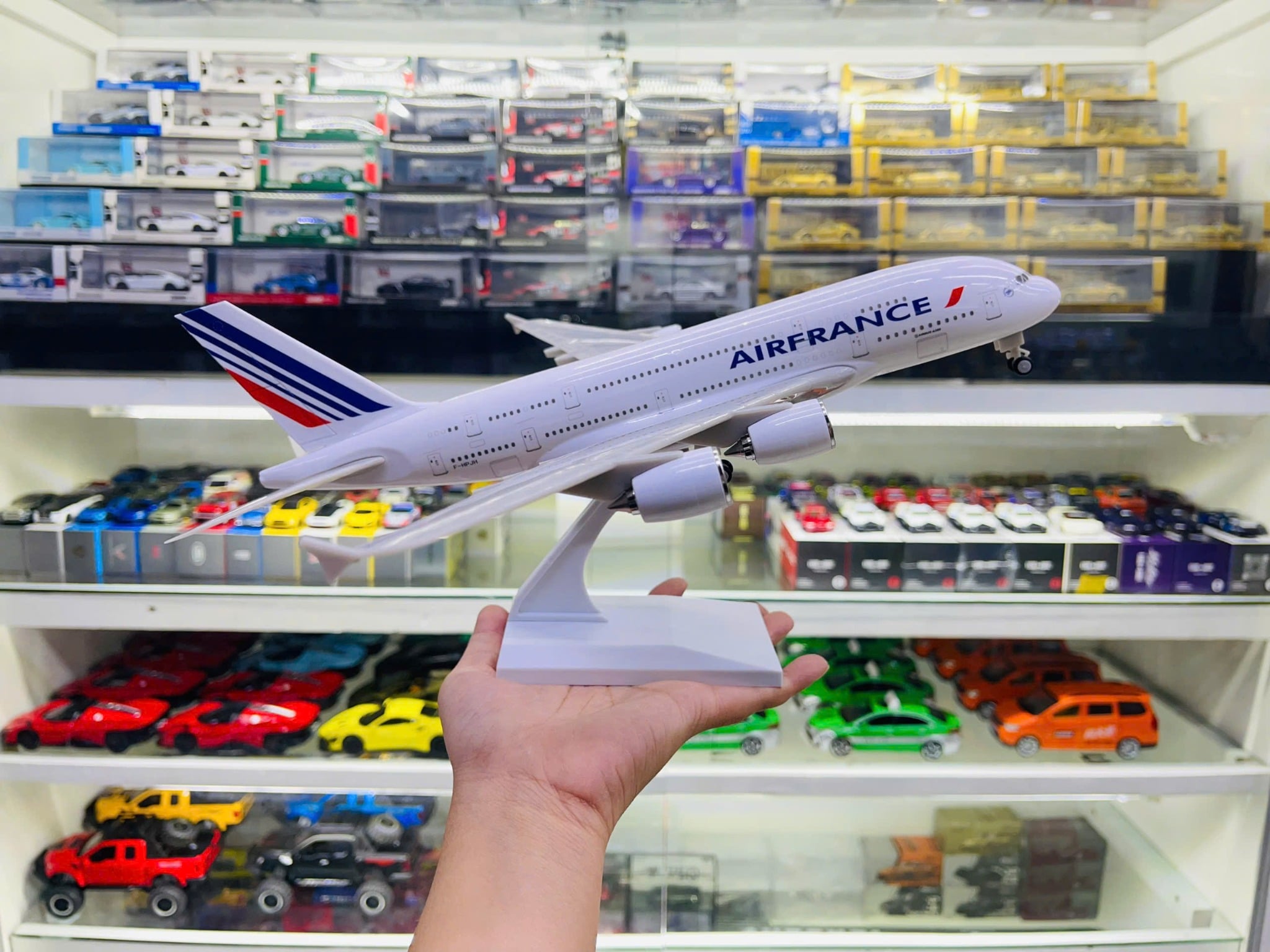  Mô hình máy bay Air France Airbus A380 30cm MB30015 