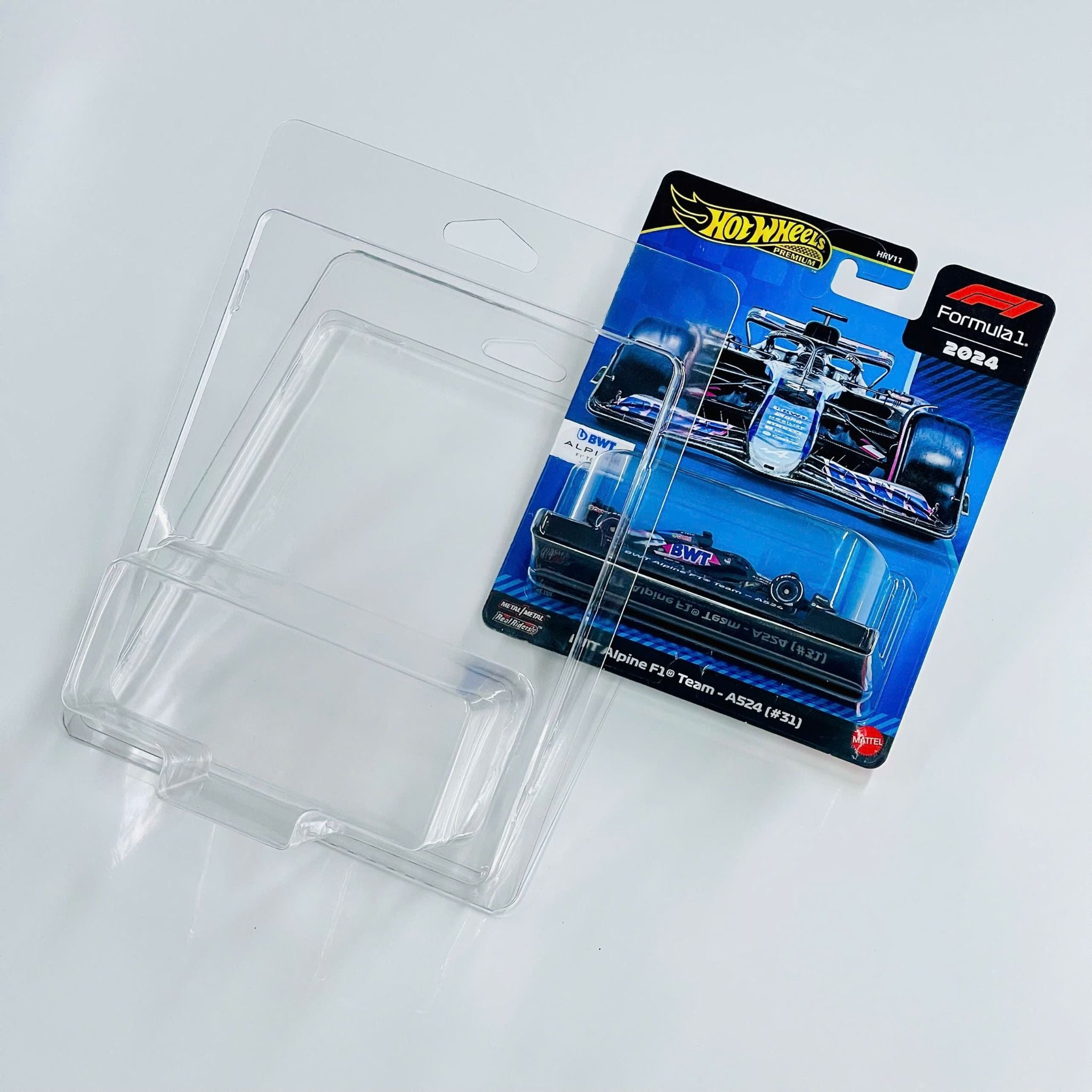  Hộp bảo vệ nhựa Pvc đựng Hotwheels Premium F1 card tỉ lệ 1:64 PVC_HOTWHEELS_F1 PREMIUM 
