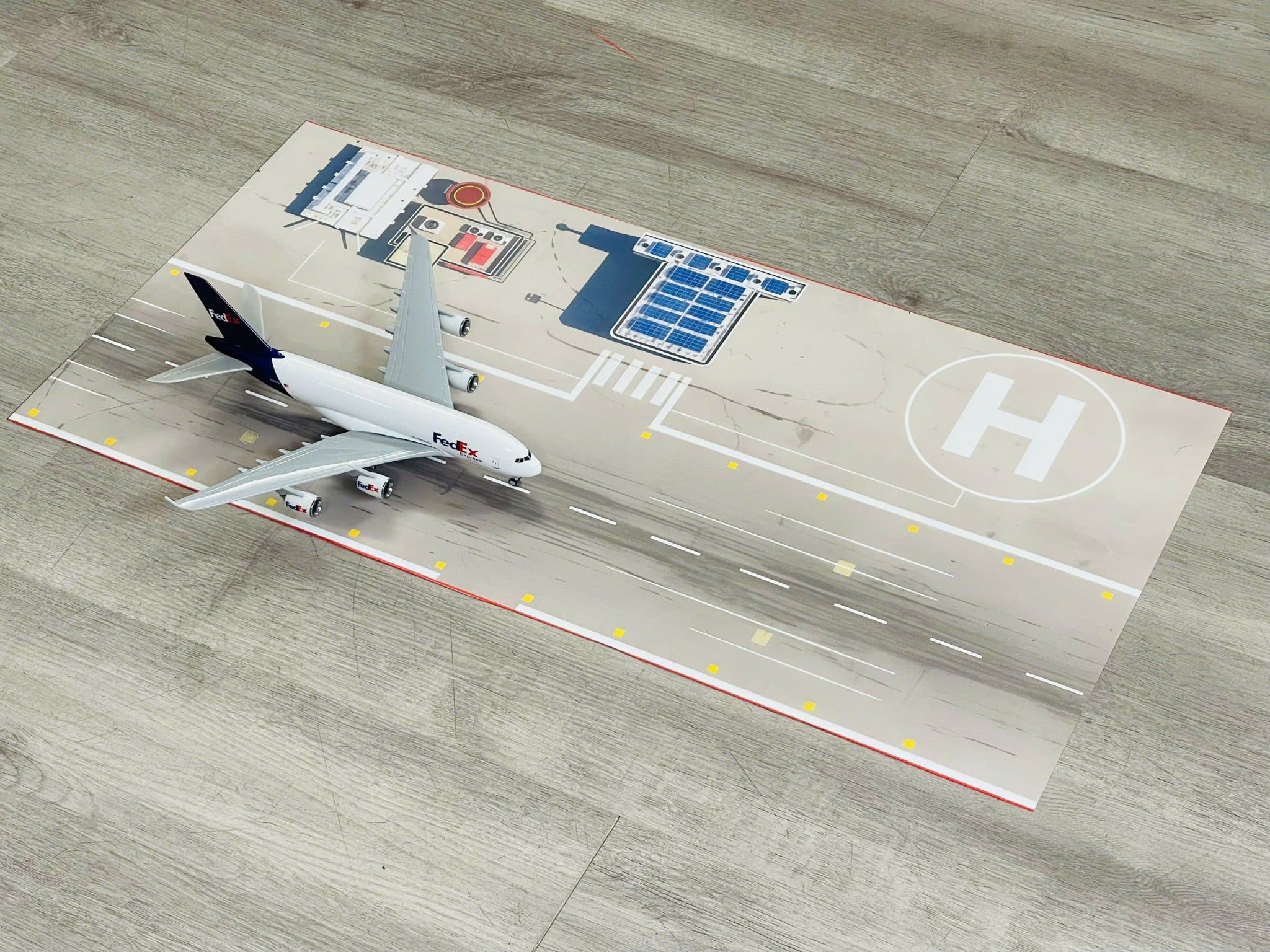  Phụ kiện trưng bày sàn đỗ xe, mặt đường chất liệu in pp 80x40cm cán mờ chống nước bụi bẩn dành cho xe mô hình nhiều tỉ lệ DR049 