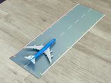  Phụ kiện trưng bày sàn đỗ, đường băng máy bay mô hình chất liệu in pp 20x60cm cán mờ chống nước bụi bẩn dành cho máy bay nhiều tỉ lệ DR047 
