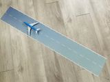  Phụ kiện trưng bày sàn đỗ, đường băng máy bay mô hình chất liệu in pp 20x120cm cán mờ chống nước bụi bẩn dành cho máy bay nhiều tỉ lệ DR047 