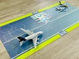  Phụ kiện trưng bày sàn đỗ, đường băng máy bay mô hình chất liệu in pp 60x120cm cán mờ chống nước bụi bẩn dành cho máy bay nhiều tỉ lệ DR047 