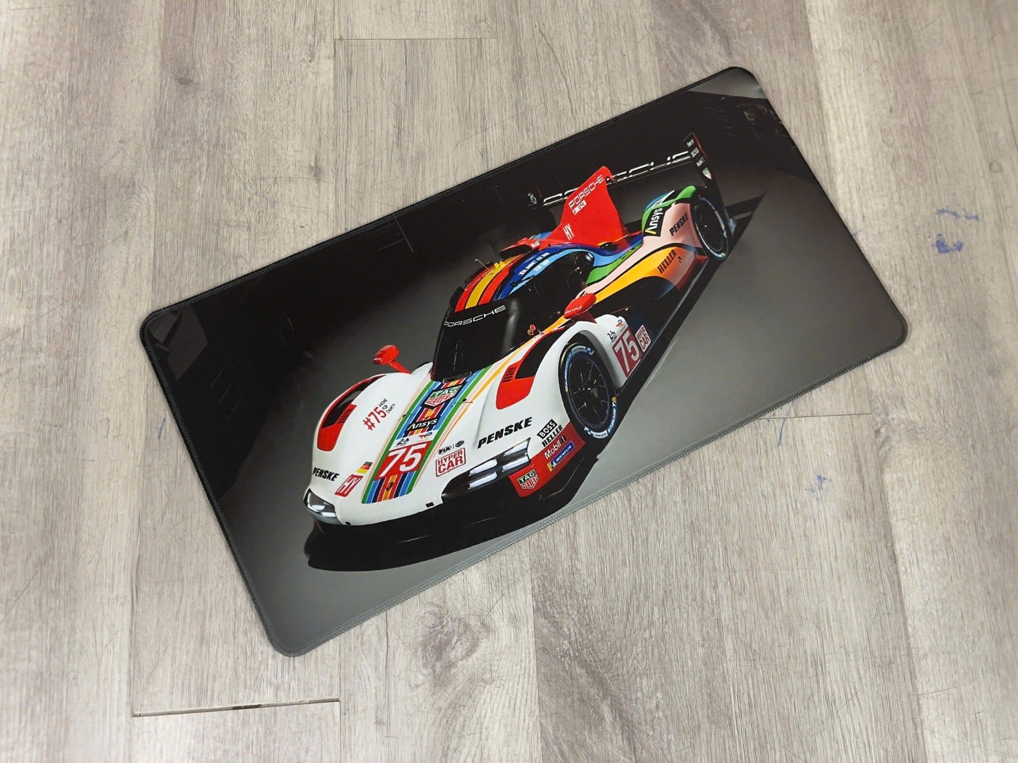  Phụ kiện Thảm lót chống trượt chủ đề siêu xe Porsche 963 kích thước 30x60cm Autono1 PT134A 