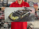  Phụ kiện Thảm lót chống trượt chủ đề siêu xe Lamborghini Huracán Super Trofeo EVO kích thước 30x60cm Autono1 PT141A 