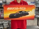  Phụ kiện Thảm lót chống trượt chủ đề siêu xe Mercedes Benz AMG GT Art kích thước 30x60cm Autono1 PT146A 