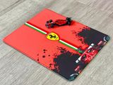  Phụ kiện Thảm lót chống trượt chủ đề siêu xe đua F1 Ferrari thước 26x21cm Autono1 PT200L 