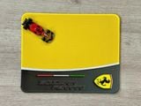  Phụ kiện Thảm lót chống trượt chủ đề siêu xe đua Ferrari kích thước 26x21cm Autono1 PT200H 