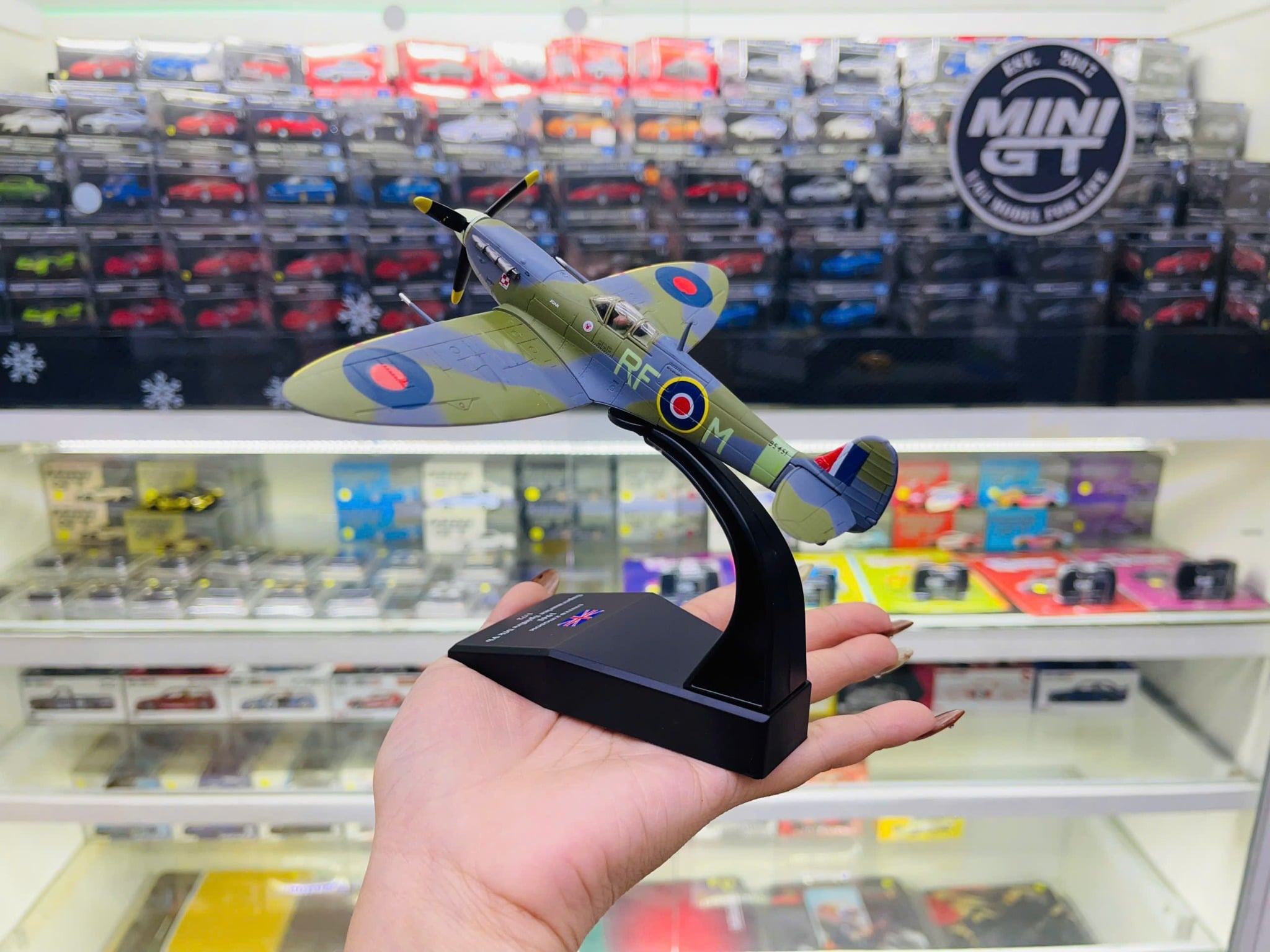  Mô hình máy bay chiến đấu cánh quạt FOKKER DR1 SE.5a tỉ lệ 1:72 Ns models MBQS027 