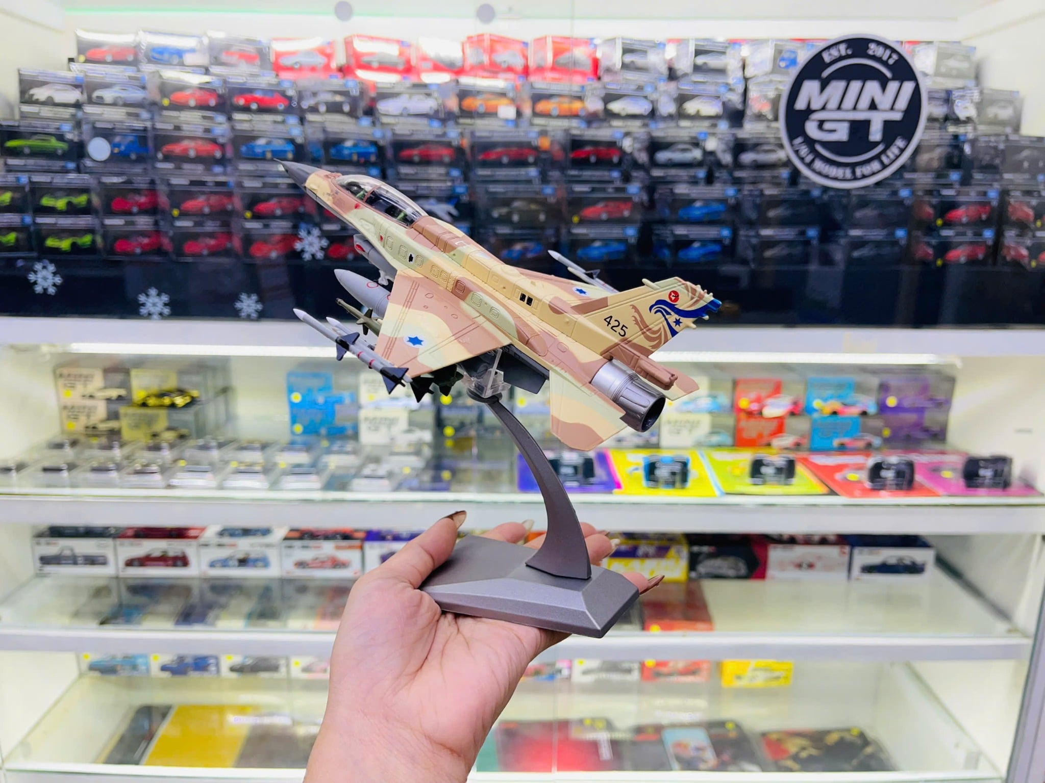  Mô hình máy bay chiến đấu USA F-16 tỉ lệ 1:72 Ns models MBQS009 