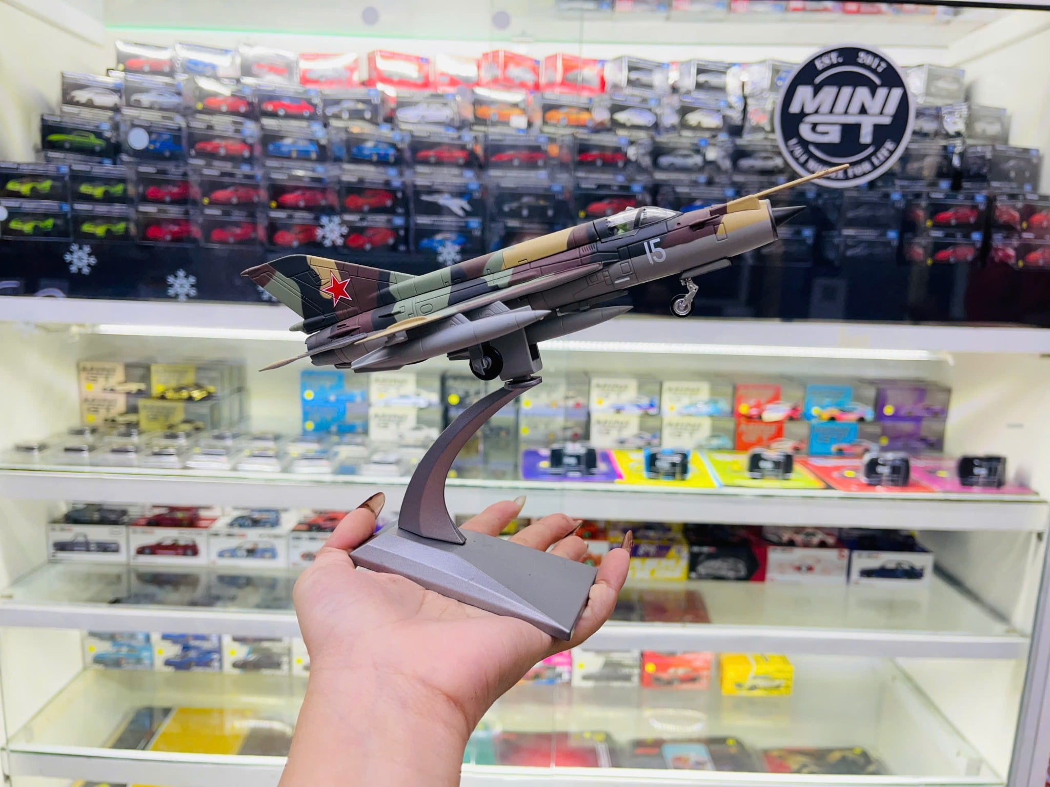  Mô hình máy bay chiến đấu Soviet MIG-21 Mig21 tỉ lệ 1:72 Ns models MBQS056 