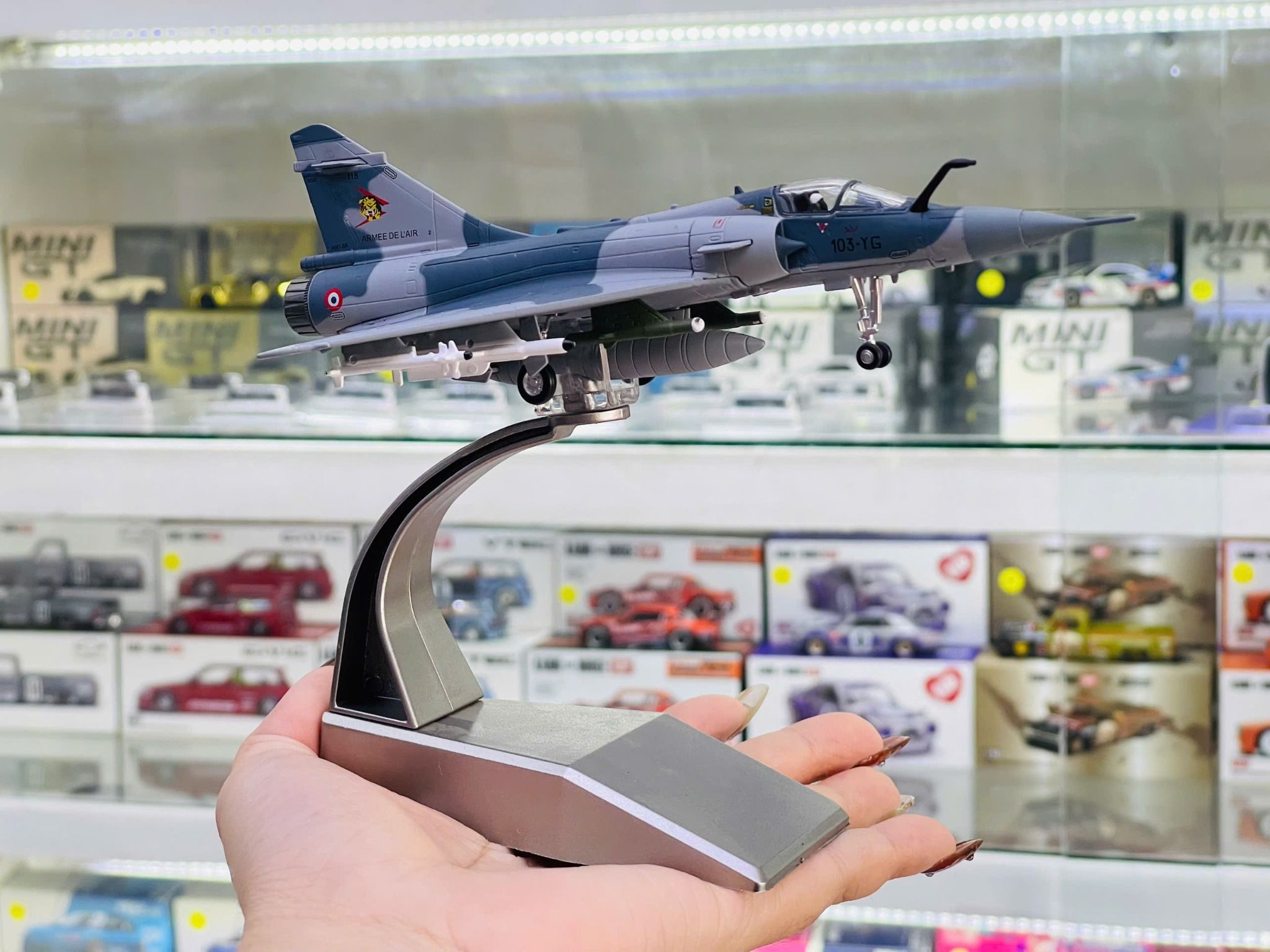 Mô hình máy bay quân sự Dassault Mirage 2000 Fighter tỉ lệ 1:100 Ns models MBQS063 