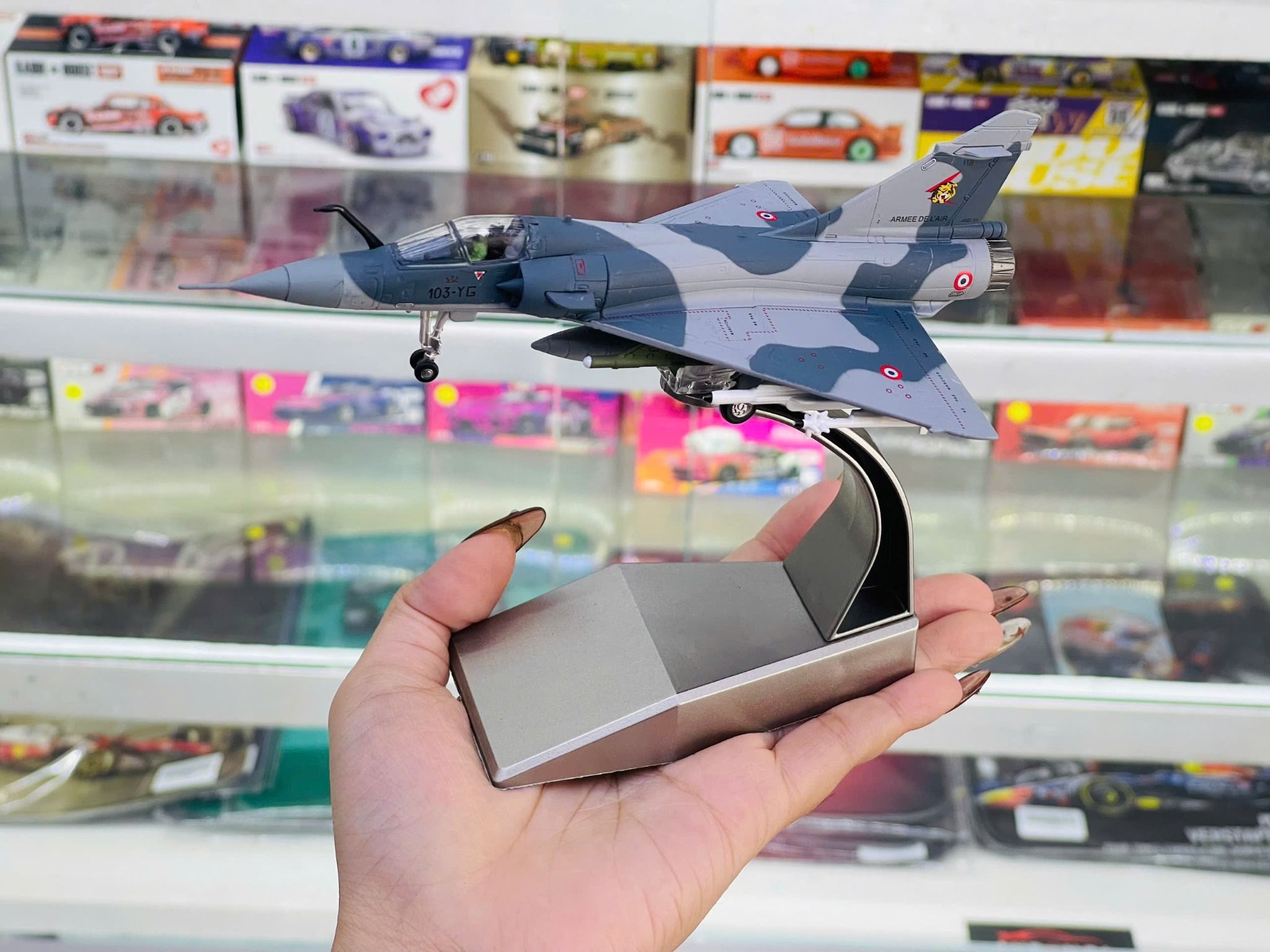  Mô hình máy bay quân sự Dassault Mirage 2000 Fighter tỉ lệ 1:100 Ns models MBQS063 