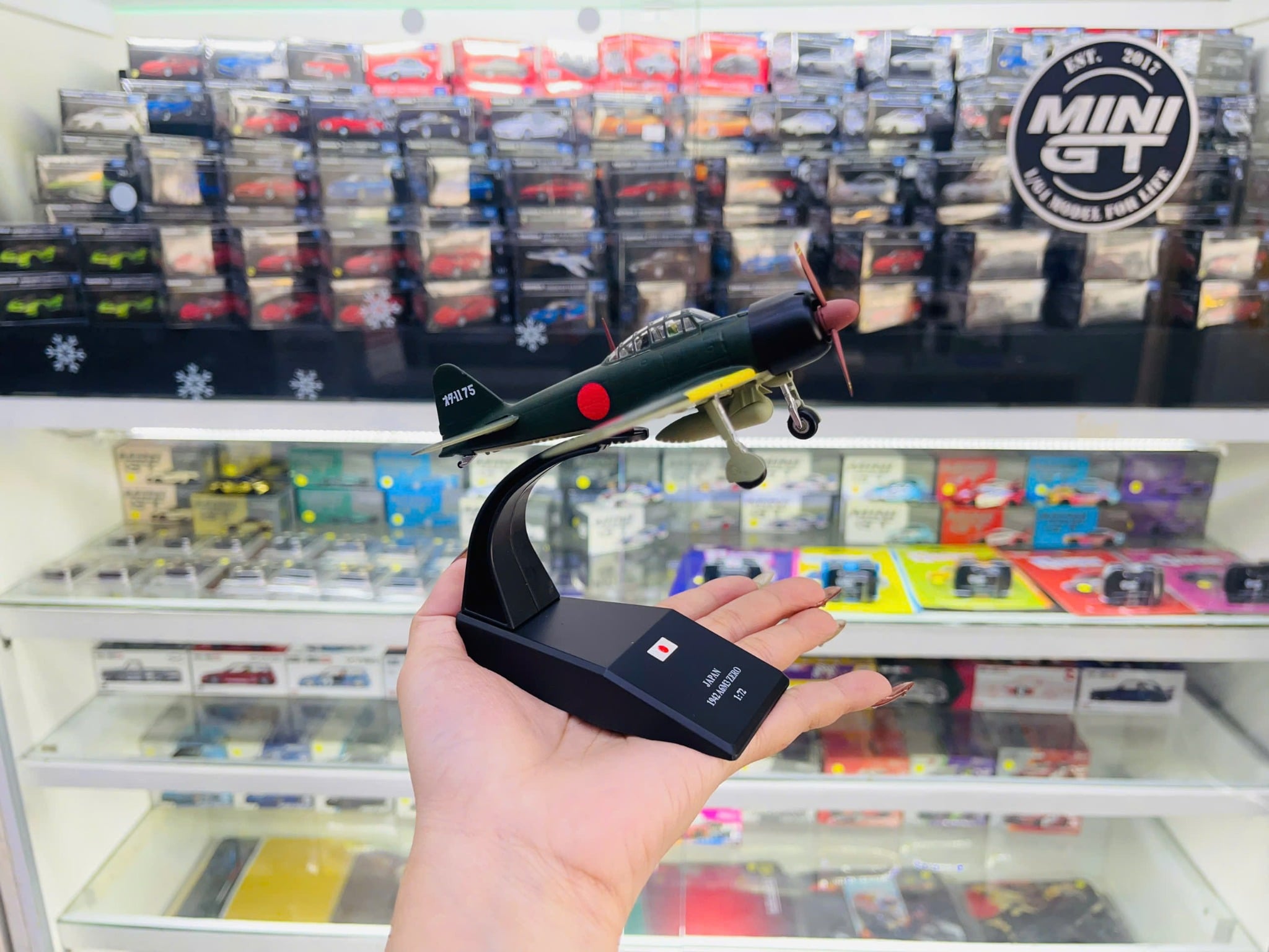  Mô hình máy bay chiến đấu cánh quạt Kawanishi N1K2-J Shiden-Kai [George21] tỉ lệ 1:72 Ns models MBQS058 