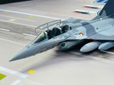  Mô hình máy bay quân sự French Dassault Rafale B NATO Tiger gray tỉ lệ 1:100 Ns models MBQS067 