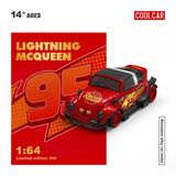  Mô hình xe tải cứu hộ H300 Flatbed Transport Trailer Lightning McQueen tỉ lệ 1:64 Cool car CC647229 