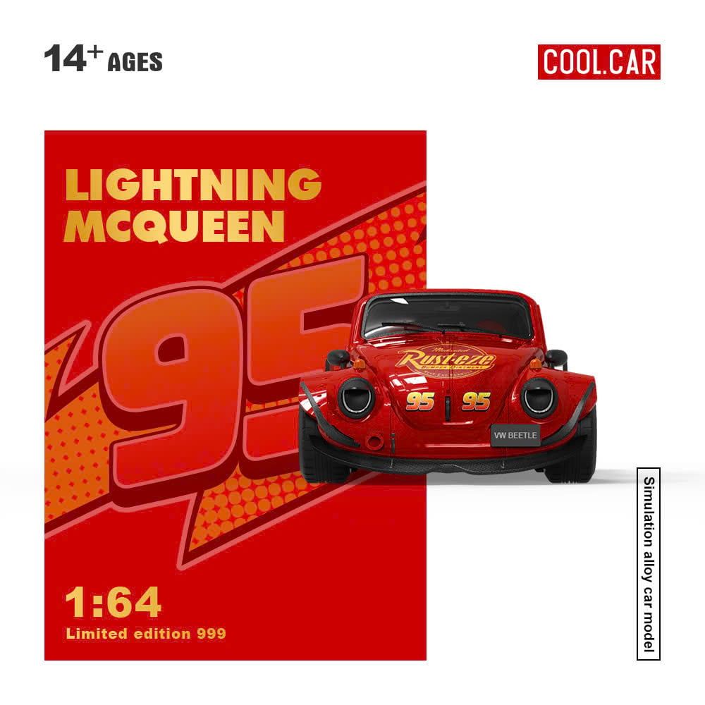  Mô hình xe tải cứu hộ H300 Flatbed Transport Trailer Lightning McQueen tỉ lệ 1:64 Cool car CC647229 