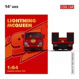  Mô hình xe tải cứu hộ H300 Flatbed Transport Trailer Lightning McQueen tỉ lệ 1:64 Cool car CC647229 