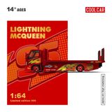  Mô hình xe tải cứu hộ H300 Flatbed Transport Trailer Lightning McQueen tỉ lệ 1:64 Cool car CC647229 