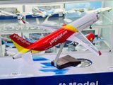  Mô hình máy bay Vietjet Air Airbus A320 47cm 1:130 No LED 47cm MB47088 