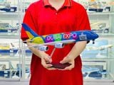  Mô hình máy bay Be part of the magic Dubai expo 2021-2022 Airbus A380 47cm 1:200 No LED MB47082 