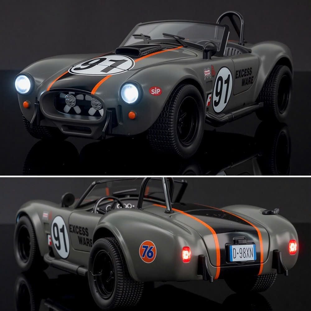  Mô hình xe Shelby Cobra racing full open tỉ lệ 1:24 Jiaye Model OT24109 
