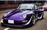  Mô hình xe Porsche Rauh welt RWB 993 purple ARMY GIRL limited full open tỉ lệ 1:64 PGM OT64787 