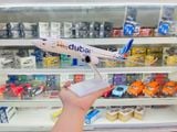 Mô hình máy bay Fly Dubai Boeing B737 kích thước 30cm MB30042 
