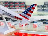  Mô hình máy bay American B787 có bánh xe - kích thước 30cm MB30044 